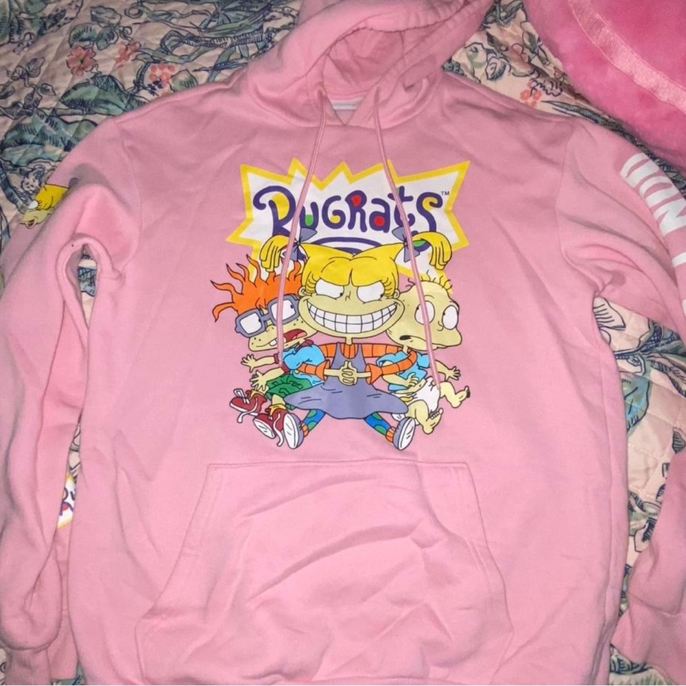 Pink Rugrats Graphic Hoodie